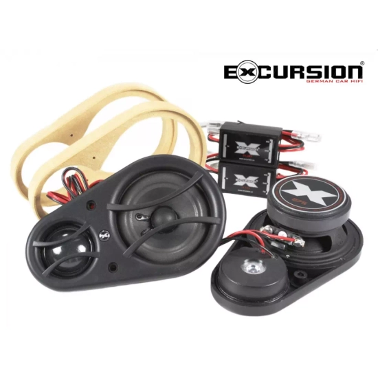 Excursion SX-6.3C – 3-drożny zestaw komponentowy Car Audio 165 mm (seria SX)